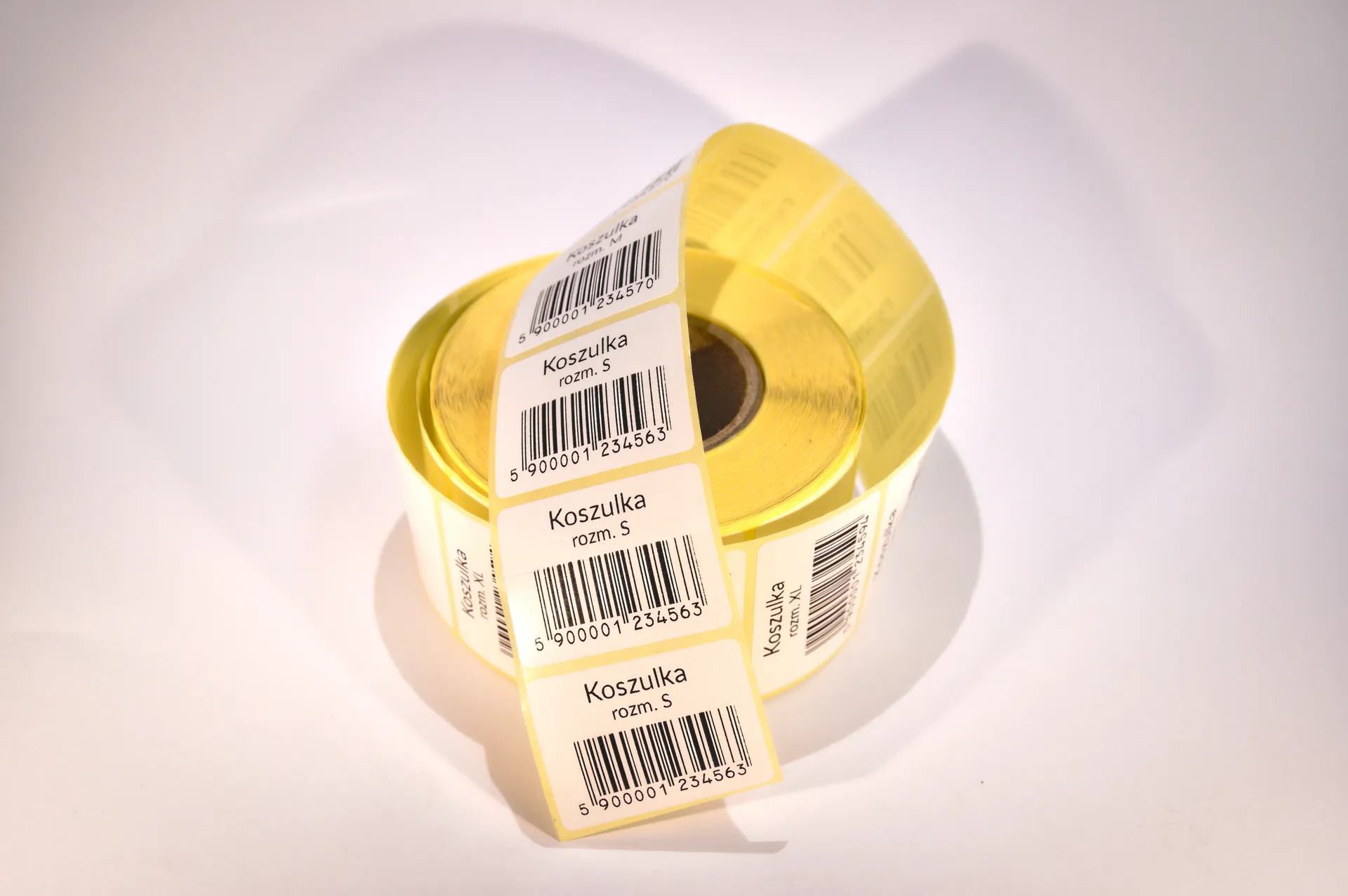 Etykiety samoprzylepne i kody kreskowe
